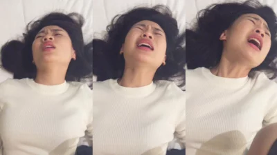 快又要喷了！骚女全程真实表情